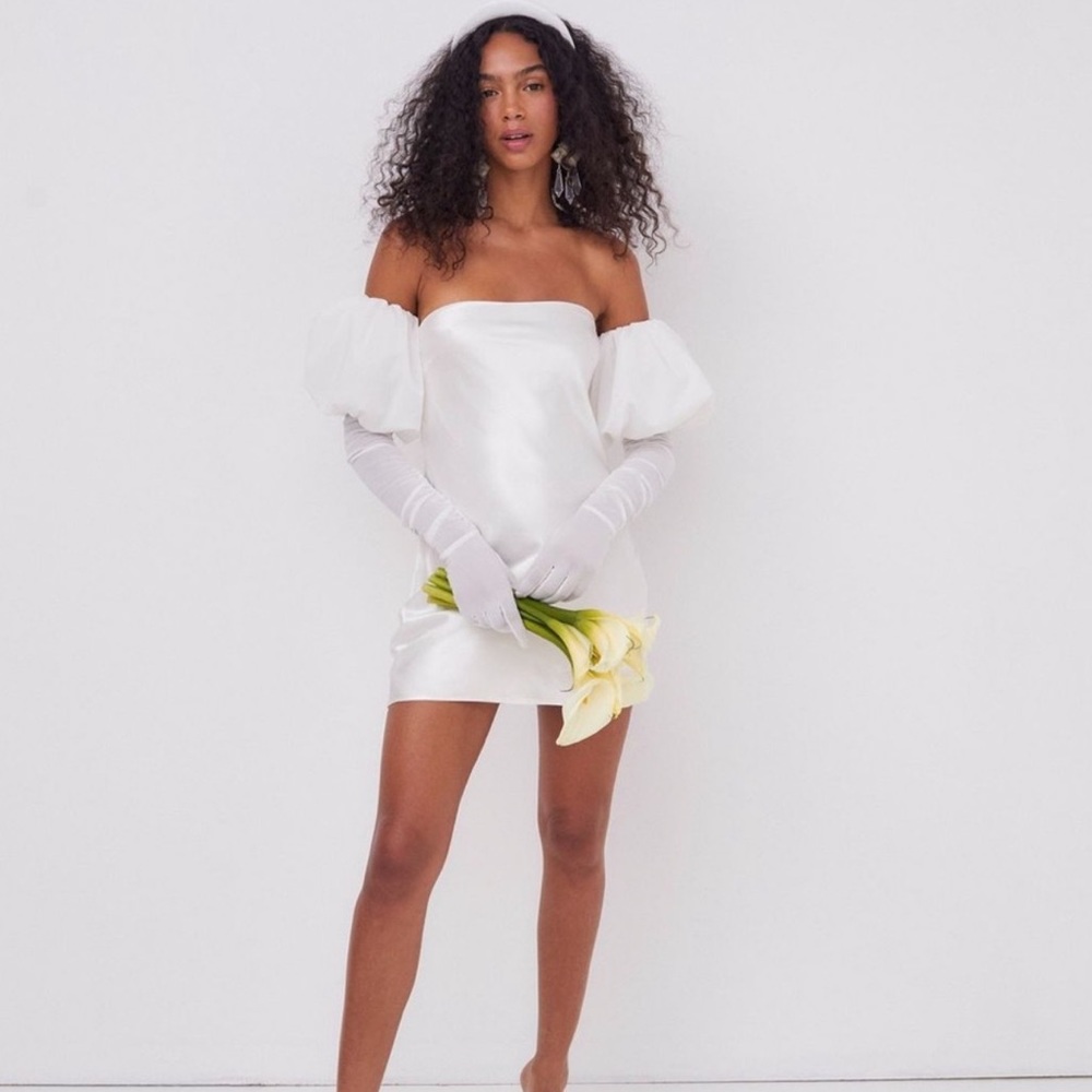 For Love & Lemons Hazel dress white